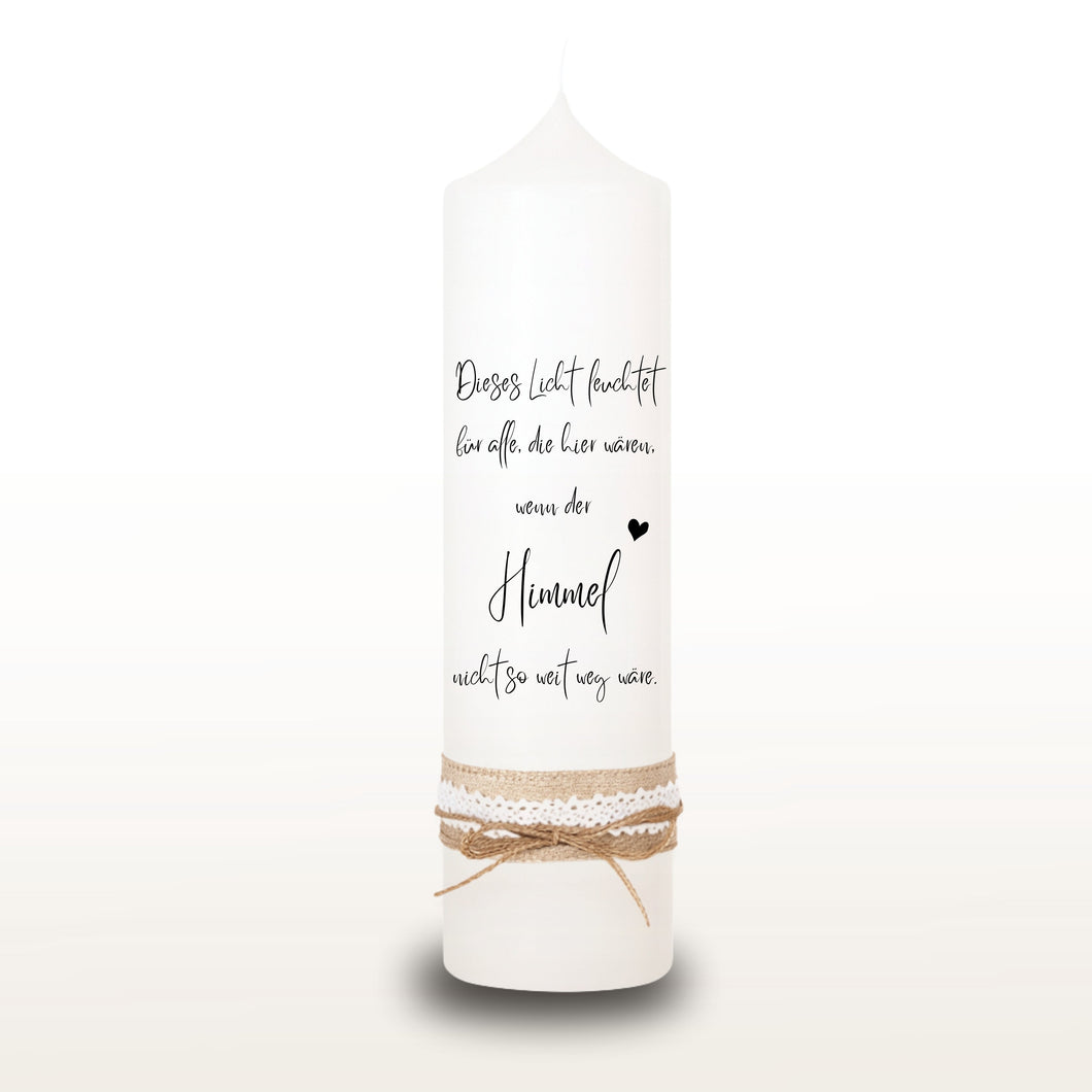 Trauerkerze 