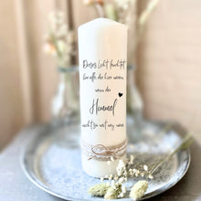 Charger l'image dans la galerie, Trauerkerze "Ciel"
