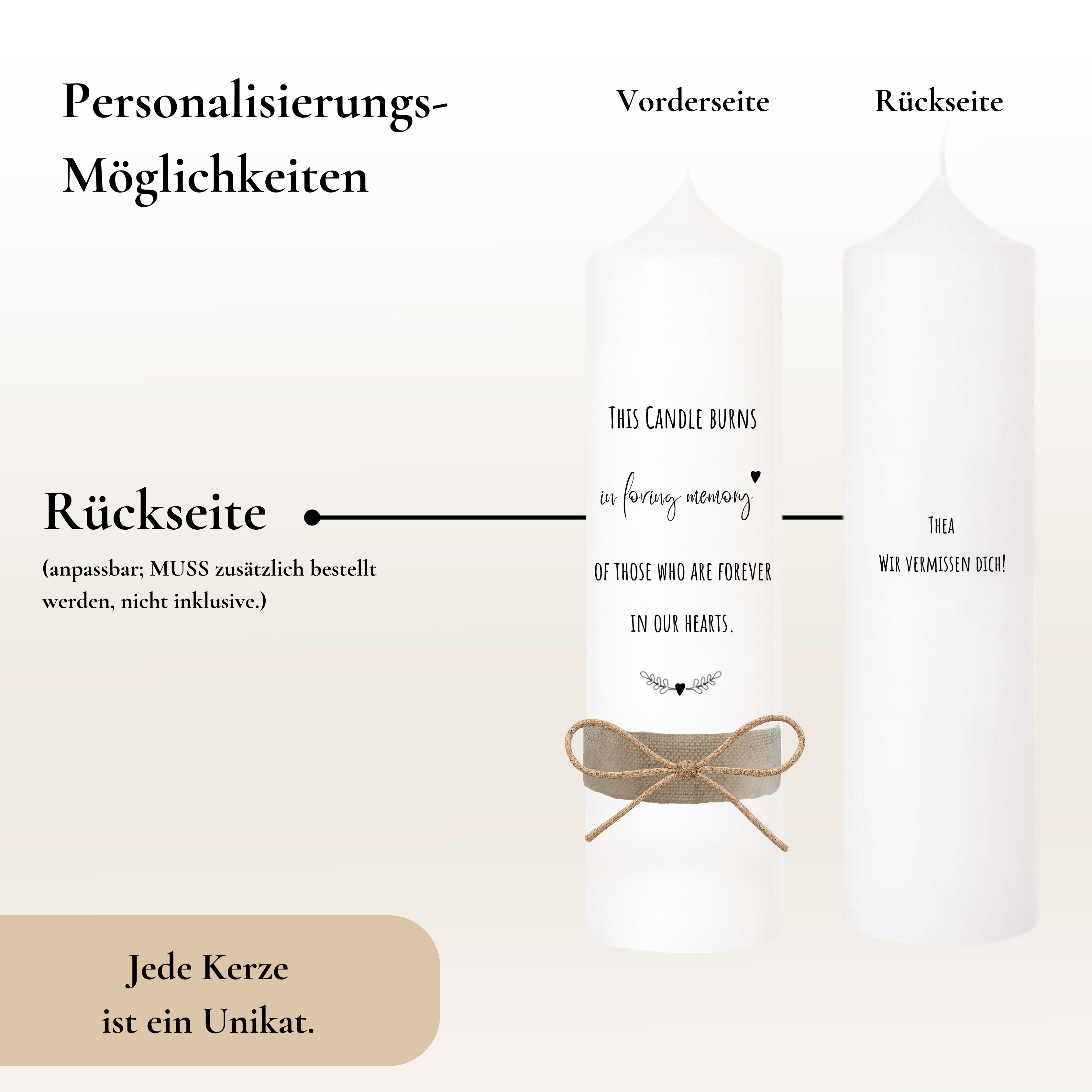 Trauerkerze "Dan"