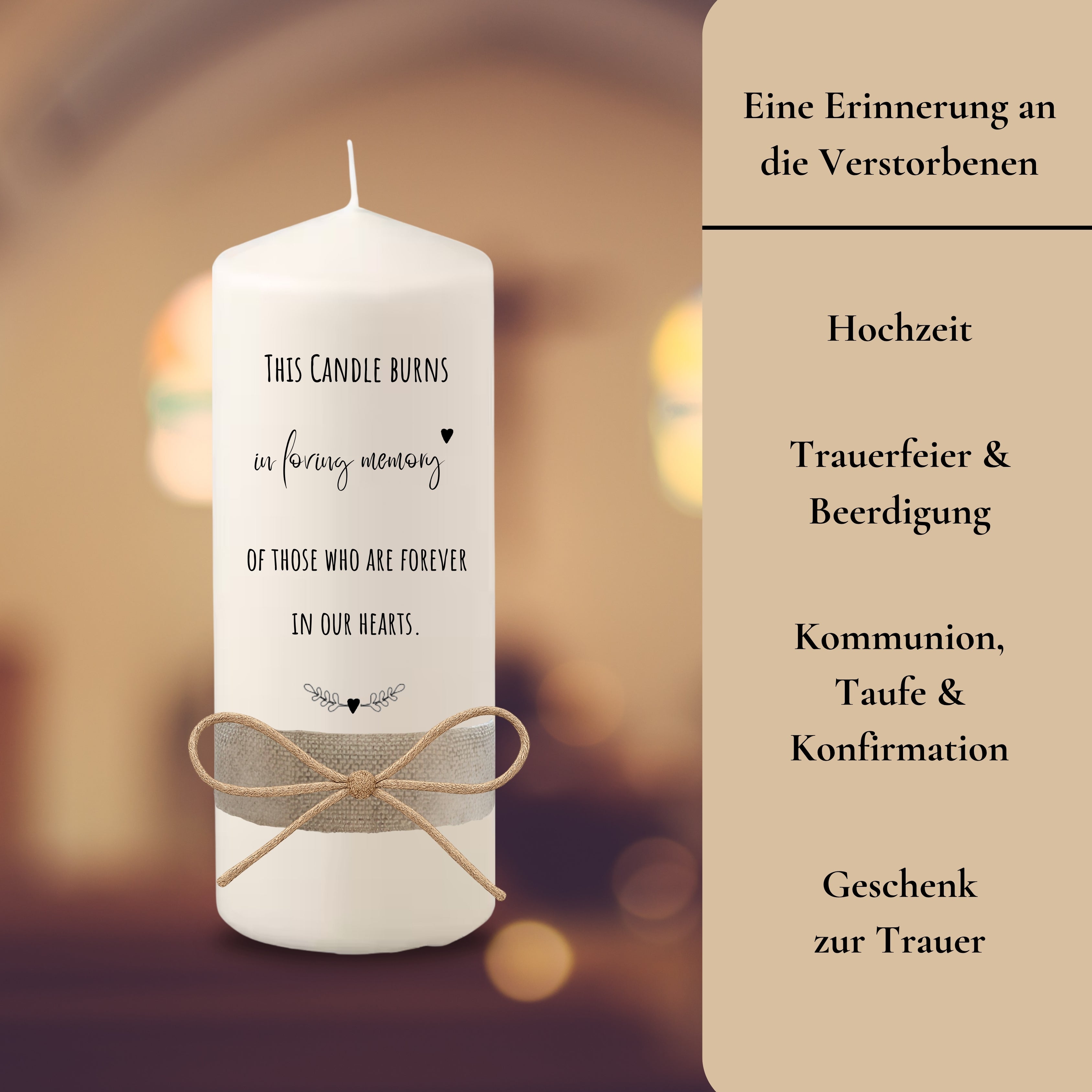 Trauerkerze "Dan"