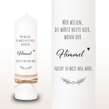 Load image into Gallery viewer, Trauerkerze &quot;Didi&quot;
