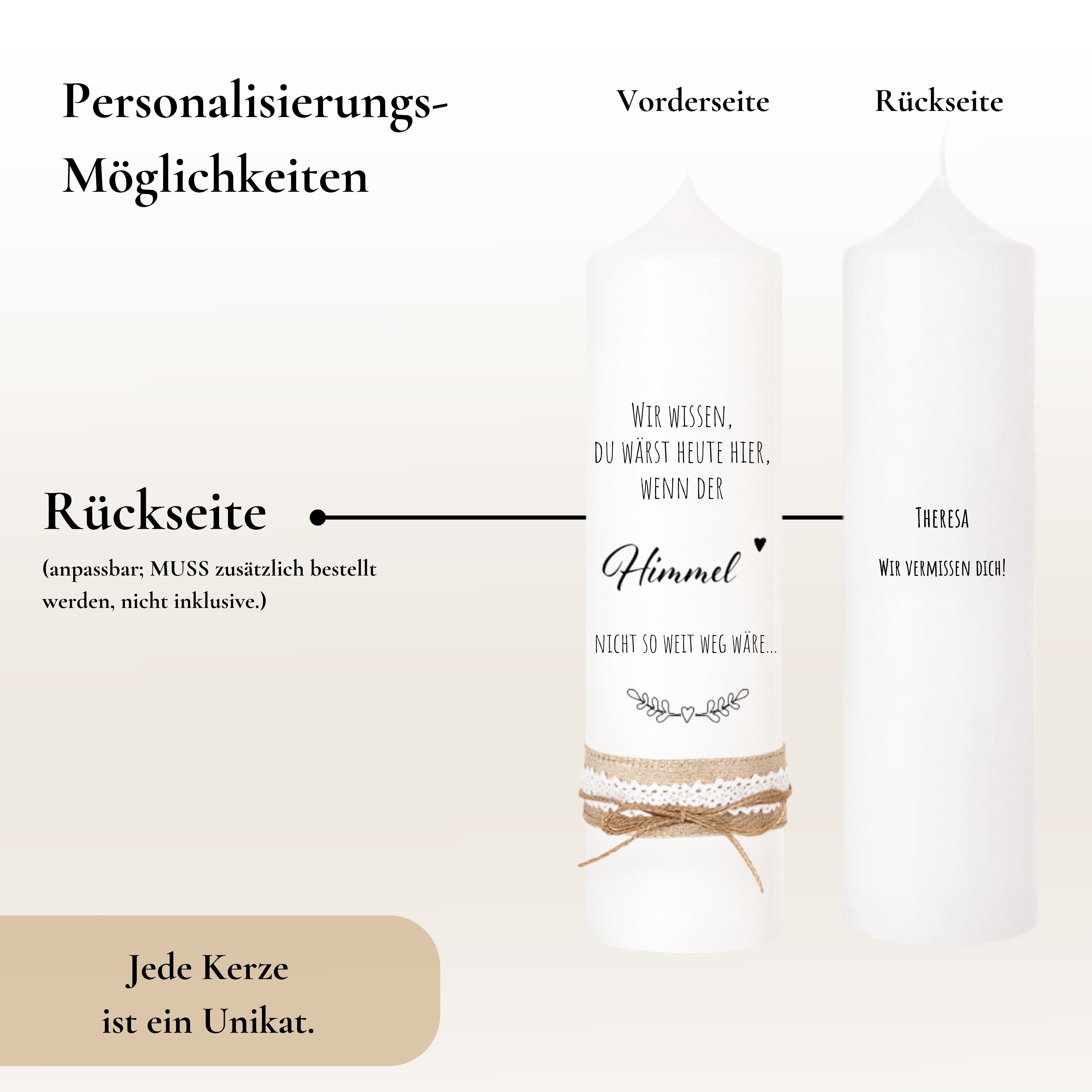 Trauerkerze "Didi"
