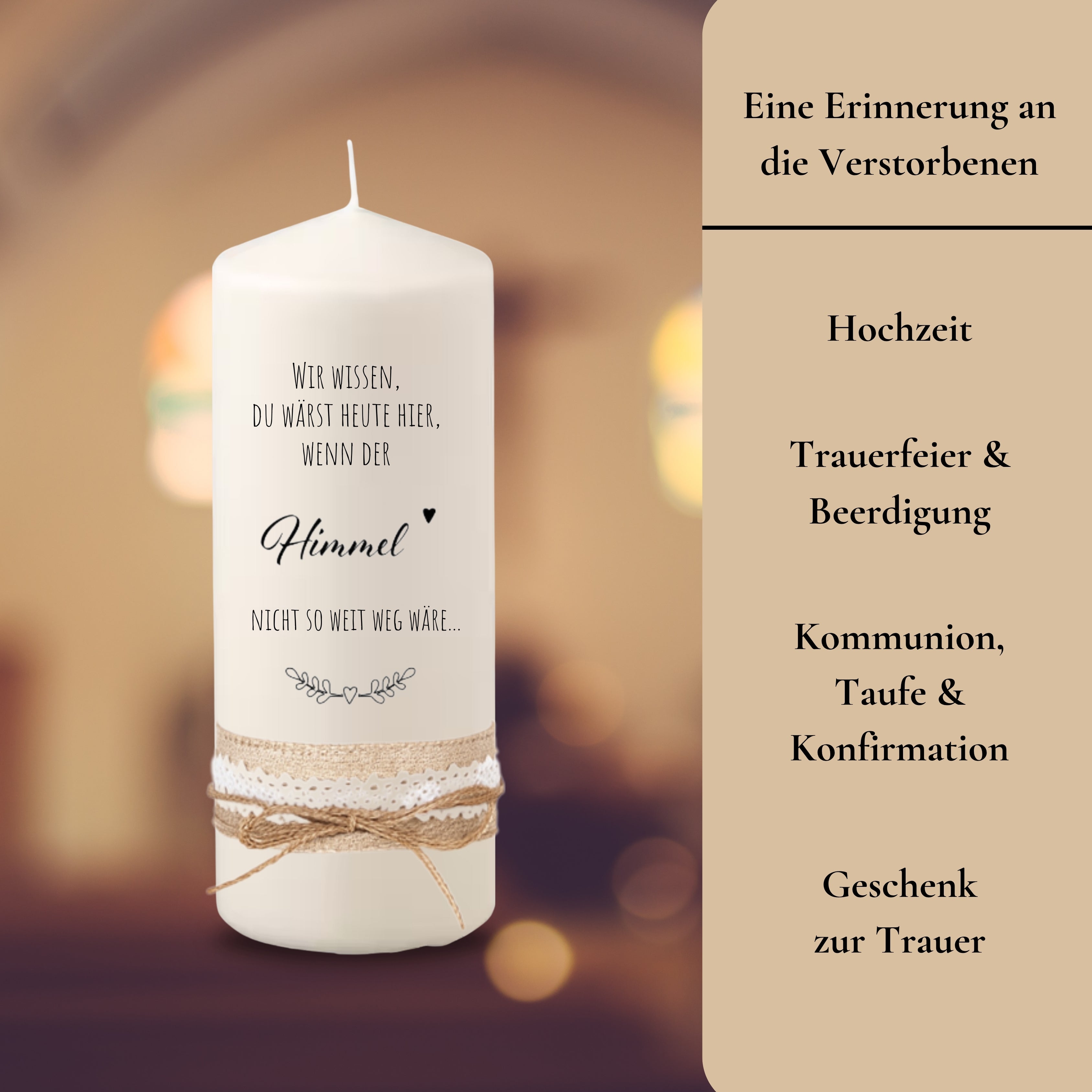 Trauerkerze "Didi"