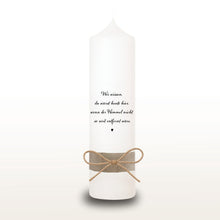 Load image into Gallery viewer, Trauerkerze &quot;Hansi&quot;
