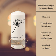 Load image into Gallery viewer, Trauerkerze &quot;Jeff&quot;
