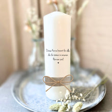 Charger l'image dans la galerie, Trauerkerze "Ted"
