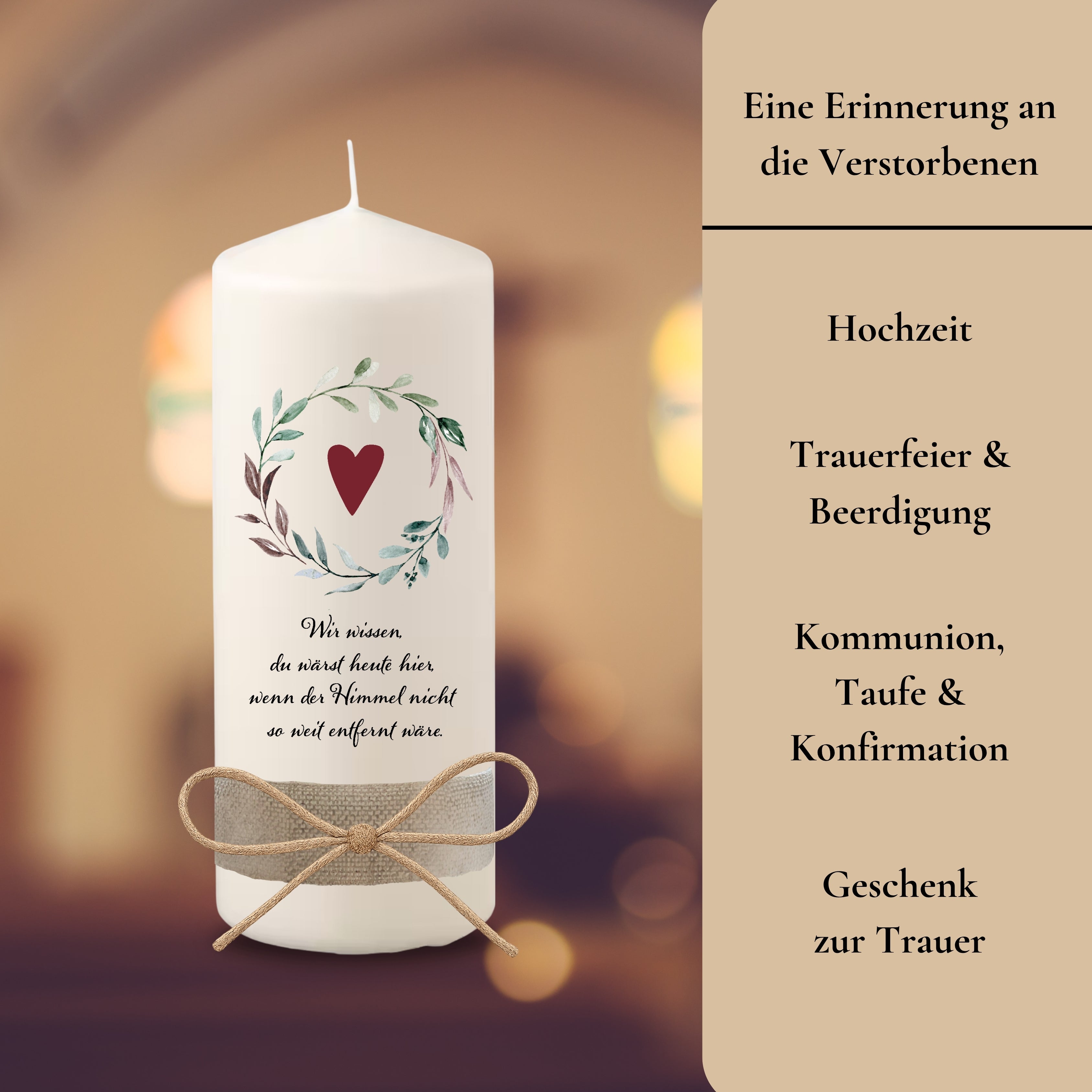 Trauerkerze "Trudi"