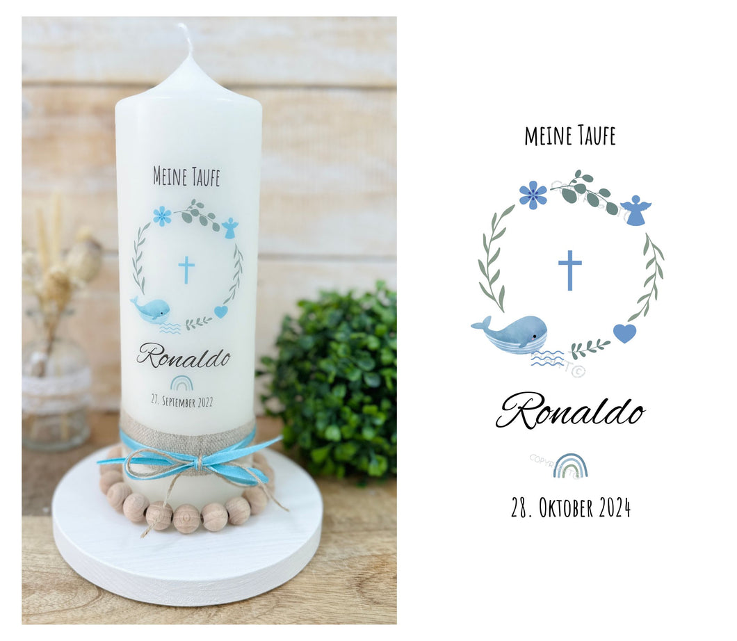 Baptism candle / confirmation candle 