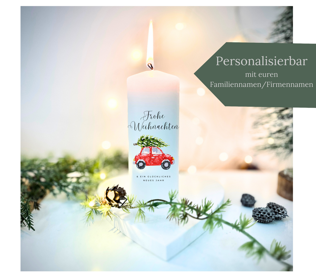 Weihnachtskerze/Adventskerze * Trabi Weihnachtsauto * Dekokerze