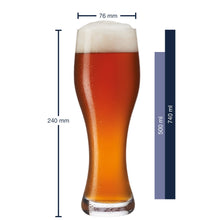 Charger l&#39;image dans la galerie, Weizenglas mit Gravur Leonardo - Personalisiertes Geburtstagsgeschenk für Männer
