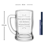 Bierkrug LEONARDO TAVERNA mit Gravur Wunschtext – Ansicht 2