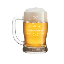 Load image into Gallery viewer, Bierglas mit Gravur Leonardo - Personalisiertes Geburtstagsgeschenk für Männer
