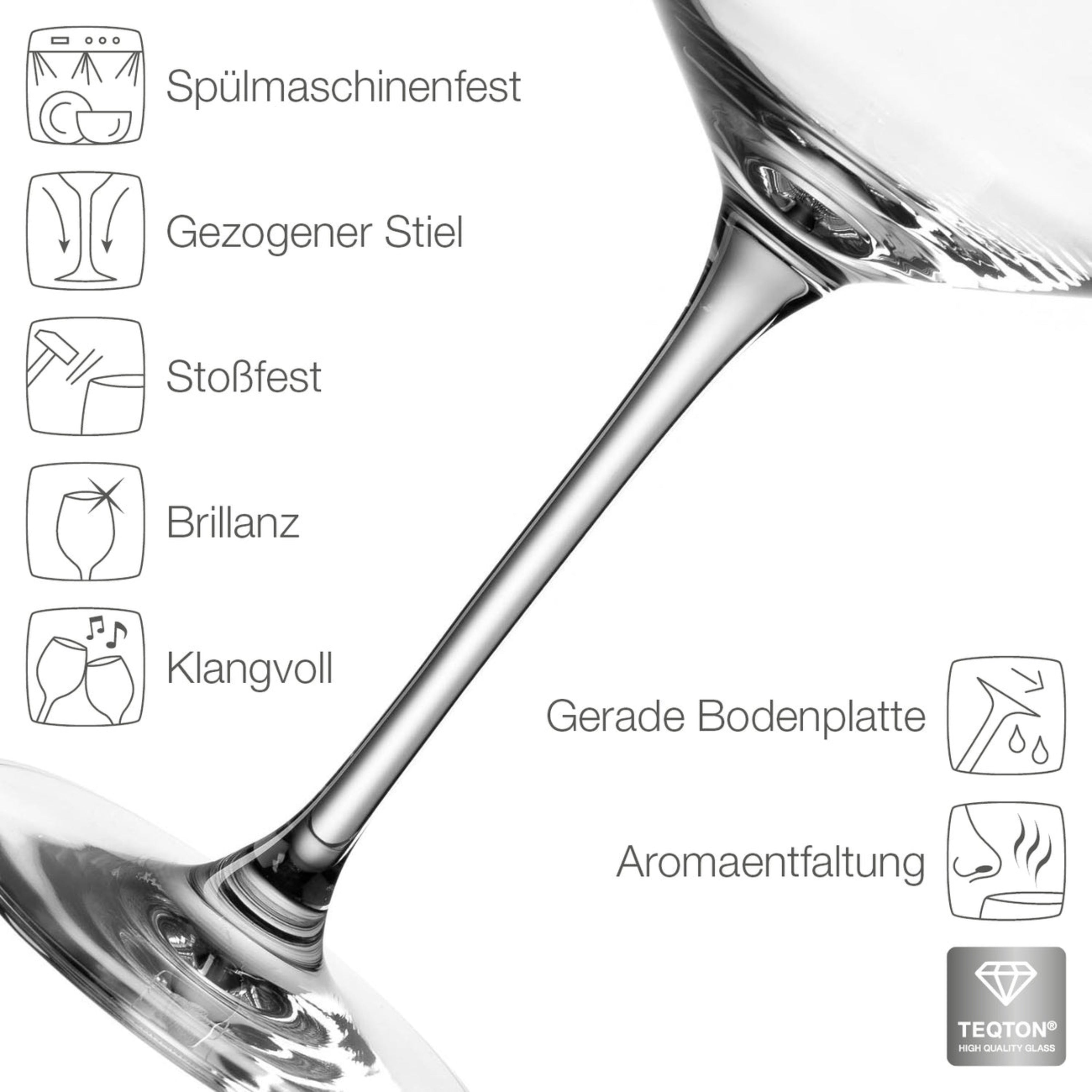 Weißweinglas mit Gravur Name hochkant – Ansicht 5