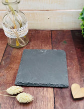 Load and play video in Gallery viewer, Candle coaster &quot;Sudi&quot; Slate plate for candles - candle accessories
