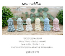 Charger l&#39;image dans la galerie, Buddha Figur Statue &quot;MINI BUDDHA LOVE&quot; vers. Farben 6cm Handmade
