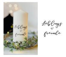 Load image into Gallery viewer, Geschenk Kerze &quot;Alex&quot; *Lieblingsfreunde* Mitbringsel
