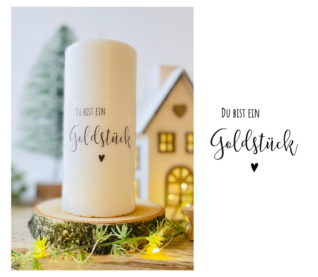Geschenk Kerze 
