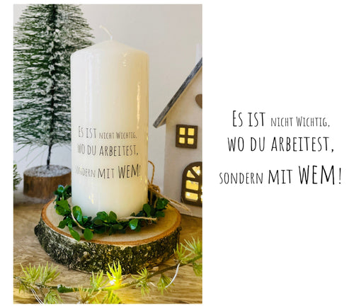 Geschenk Kerze 