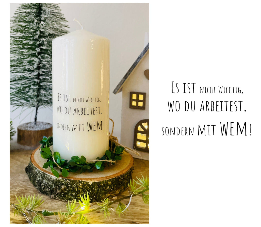 Geschenk Kerze 