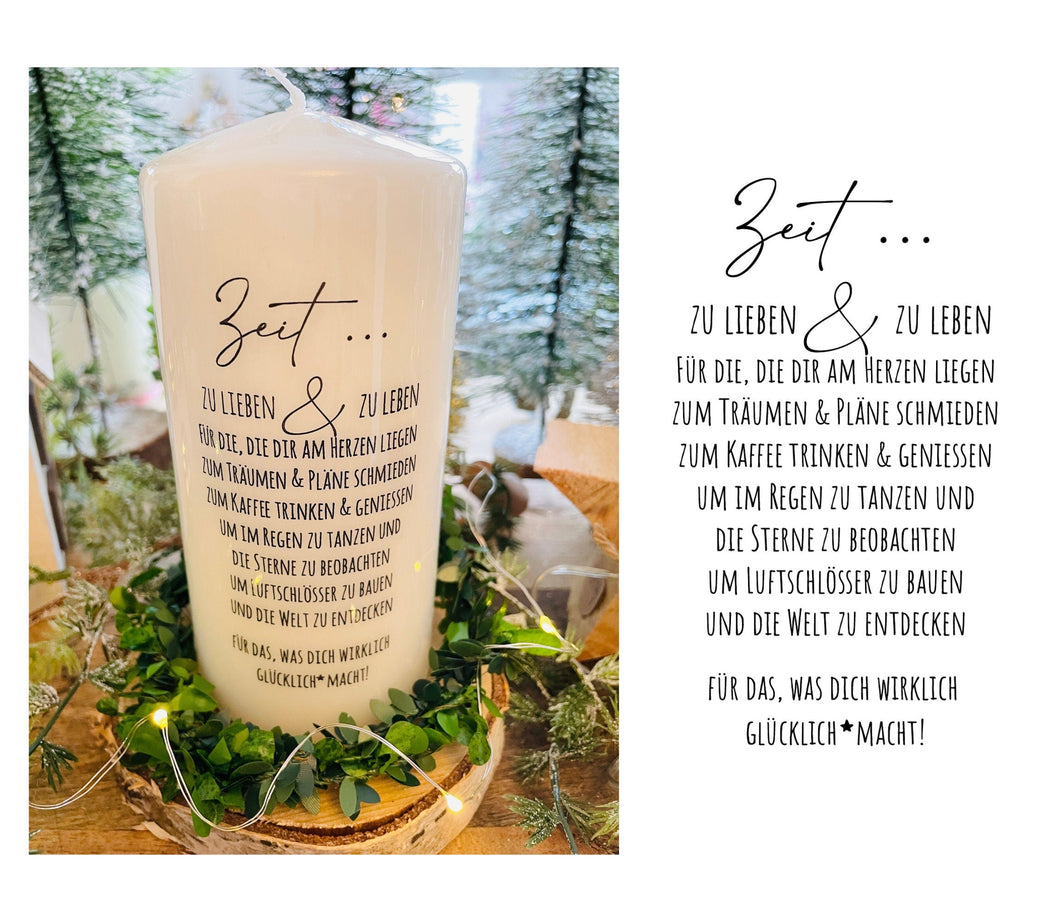 Geschenk Kerze 