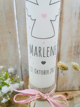 Load image into Gallery viewer, Communion candle “Milla” guardian angel - personalised
