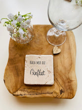 Lade das Bild in den Galerie-Viewer, Kachel mit Spruch &quot;Ginflut&quot; als Bierdeckel/Untersetzer - handmade
