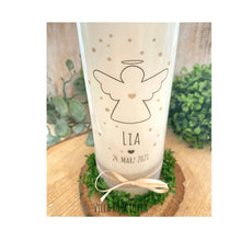 Load image into Gallery viewer, Kommunionkerze “Lia” Schutzengel - personalisiert
