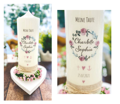 Taufkerze / Konfirmationskerze 