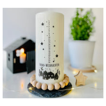 Lade das Bild in den Galerie-Viewer, Weihnachtskerze/Adventskerze &quot;Alvena 3&quot; mit Zahlen 1-24
