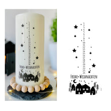 Lade das Bild in den Galerie-Viewer, Weihnachtskerze/Adventskerze &quot;Alvena 3&quot; mit Zahlen 1-24
