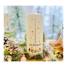 Lade das Bild in den Galerie-Viewer, Weihnachtskerze/Adventskerze &quot;Alvena 5&quot; Kalenderkerze 1-24
