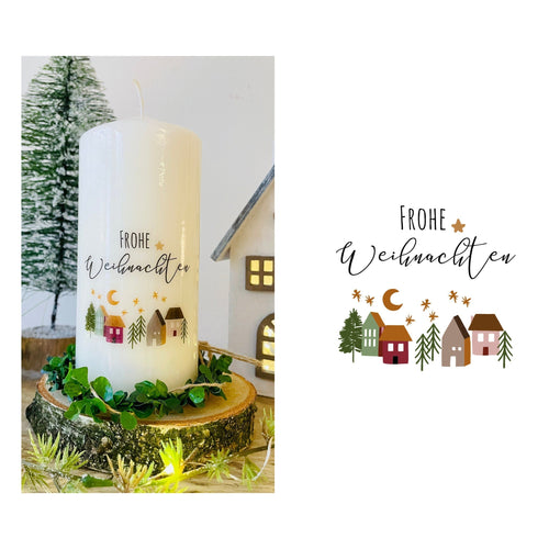 Weihnachtskerze/Adventskerze 