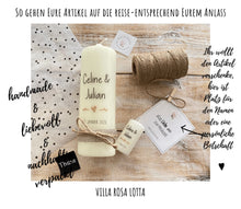 Lade das Bild in den Galerie-Viewer, Weihnachtskerze/Adventskerze &quot;Lydia&quot; Kerzen Tannenbaum Wunschbaum
