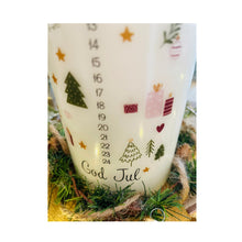Lade das Bild in den Galerie-Viewer, Weihnachtskerze/Adventskerze &quot;Marun 2&quot; Kalenderkerze 1-24
