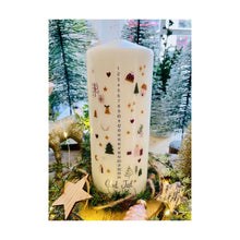 Lade das Bild in den Galerie-Viewer, Weihnachtskerze/Adventskerze &quot;Marun 2&quot; Kalenderkerze 1-24
