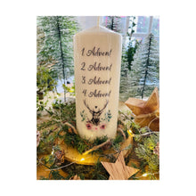 Lade das Bild in den Galerie-Viewer, Weihnachtskerze/Adventskerze &quot;Wilma 2&quot; Kalenderkerze 1-4
