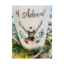 Lade das Bild in den Galerie-Viewer, Weihnachtskerze/Adventskerze &quot;Wilma 2&quot; Kalenderkerze 1-4
