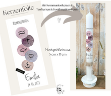 Load image into Gallery viewer, Candle Foil Candle Tattoo &quot;Everyday Love&quot; * Congratulations | get well soon | Thanks | hearts | birthday | Happiness * - Candle Stickers DIY
